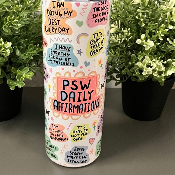 PSW Daily Affirmation Tumbler - Picture 4 of 5